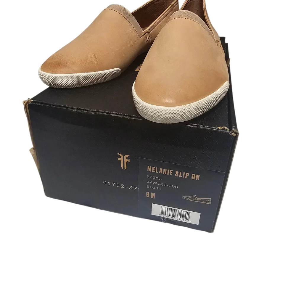 FRYE AND CO. Tan Slip-On Loafers - Picture 6 of 7